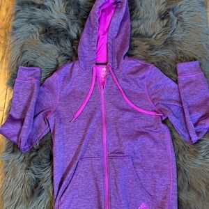 Women purple adidas jacket